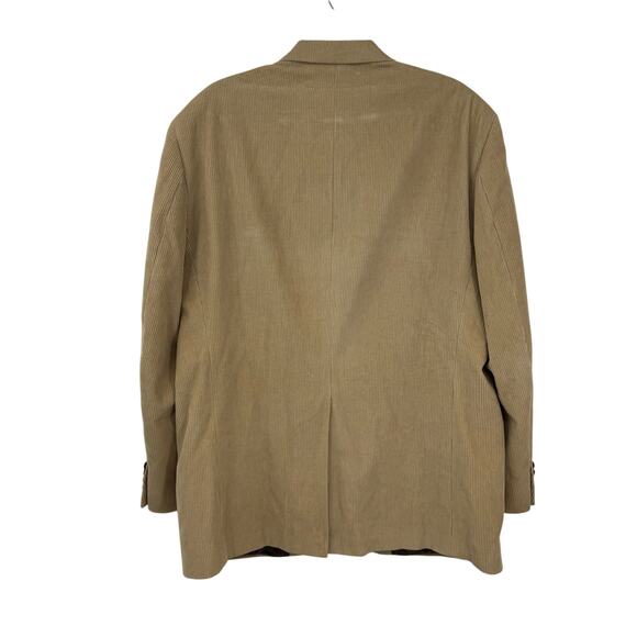 Lauren Ralph Lauren Corduroy Blazer Jacket Men 44 L Tan Preppy Work Casual - Picture 6 of 9